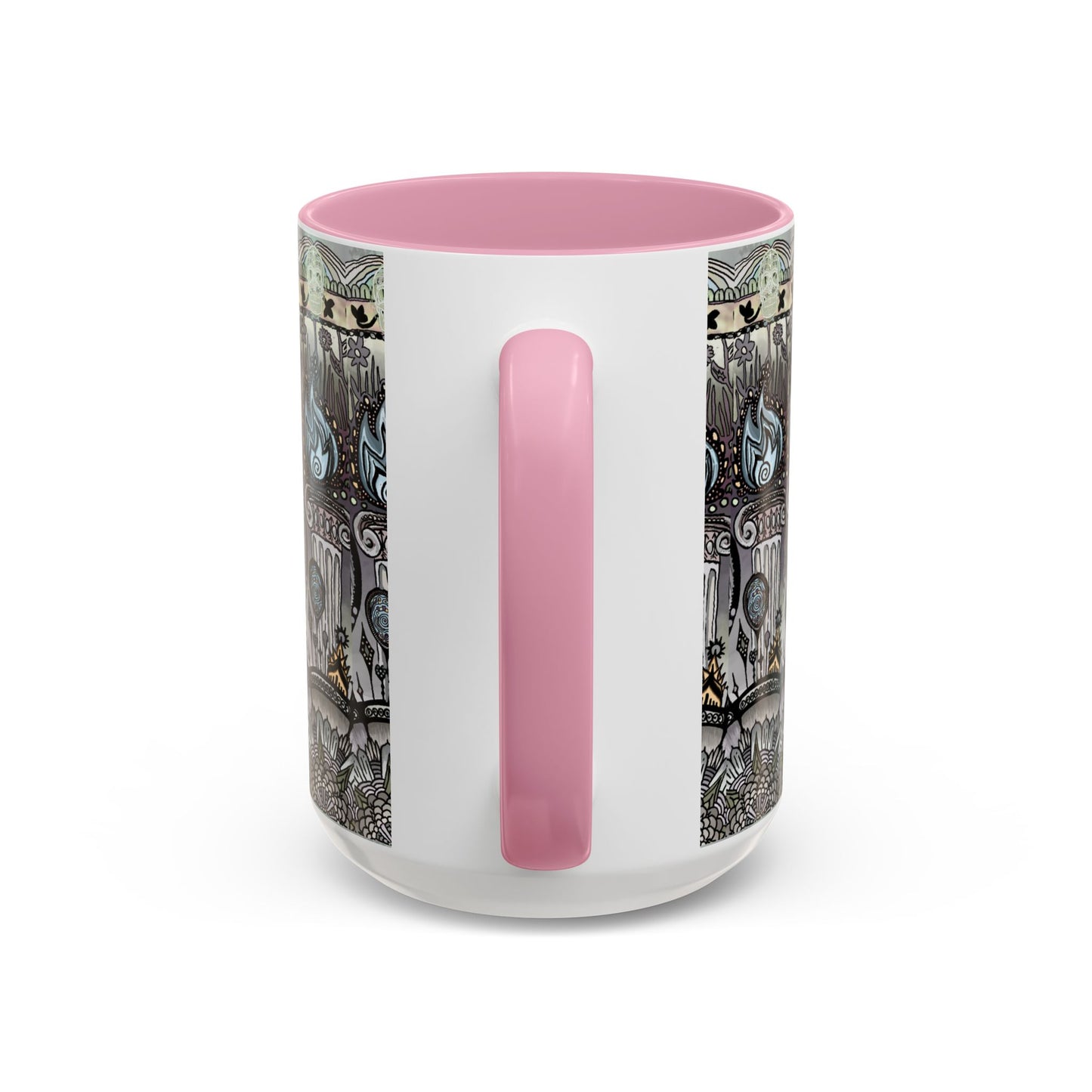Pacio, Adam - Memento Mori Mandala - Colorful Accent Mugs
