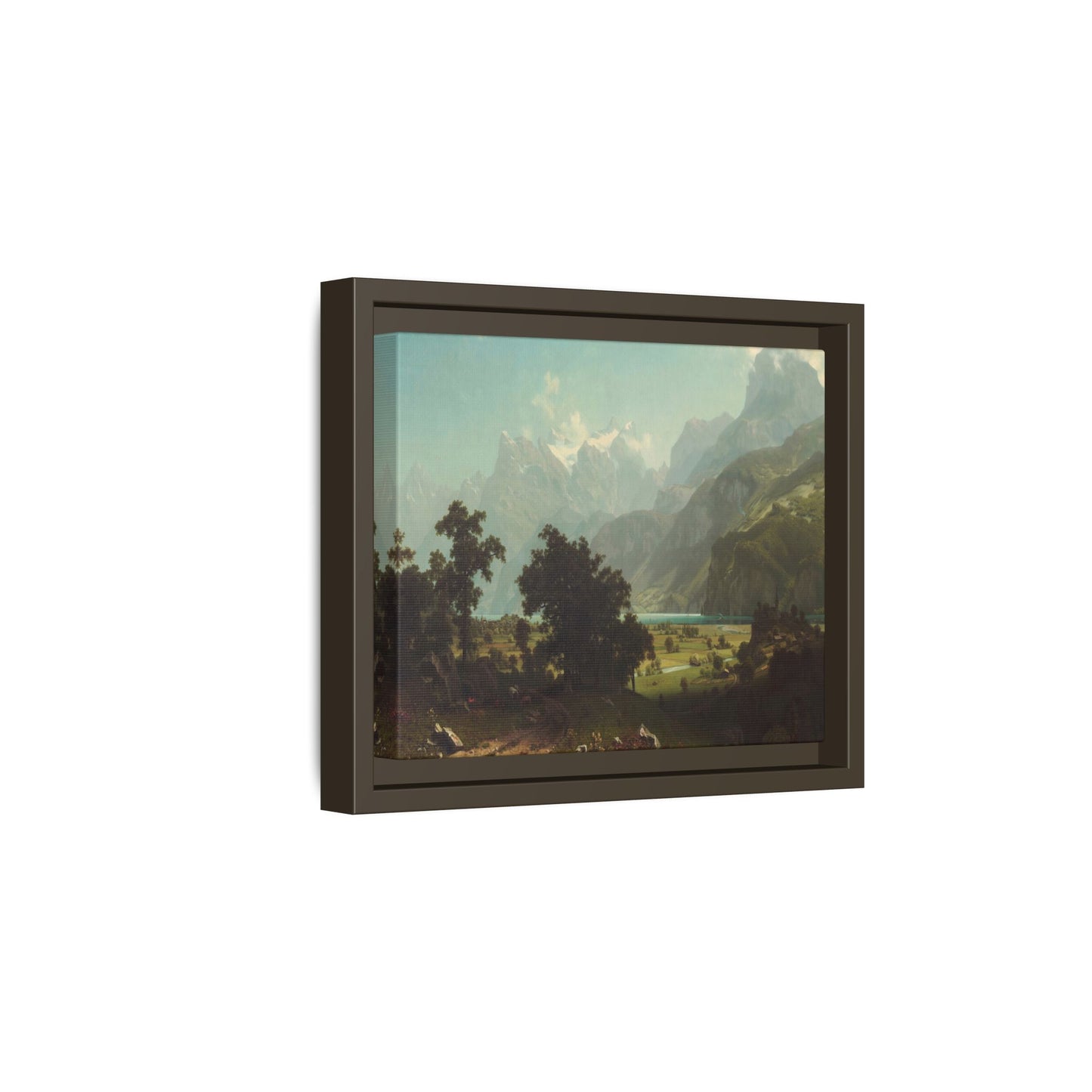 Bierstadt, Albert - Lake Lucerne (1858) - Matte Canvas, Framed