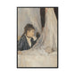 Morisot, Berthe - The Cradle (1872) - Matte Canvas, Framed