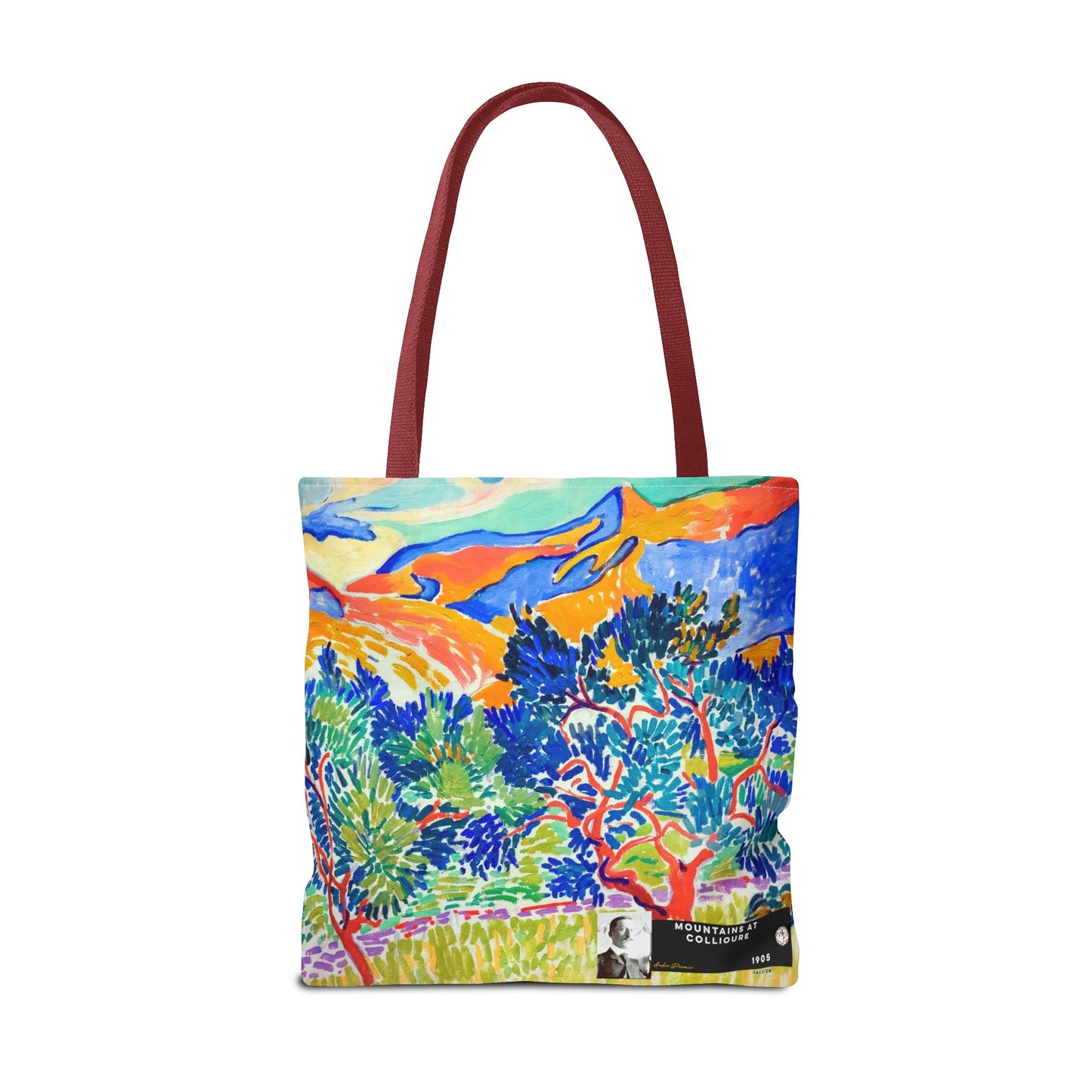 Derain, André - Mountains at Collioure (1905) - Tote Bag