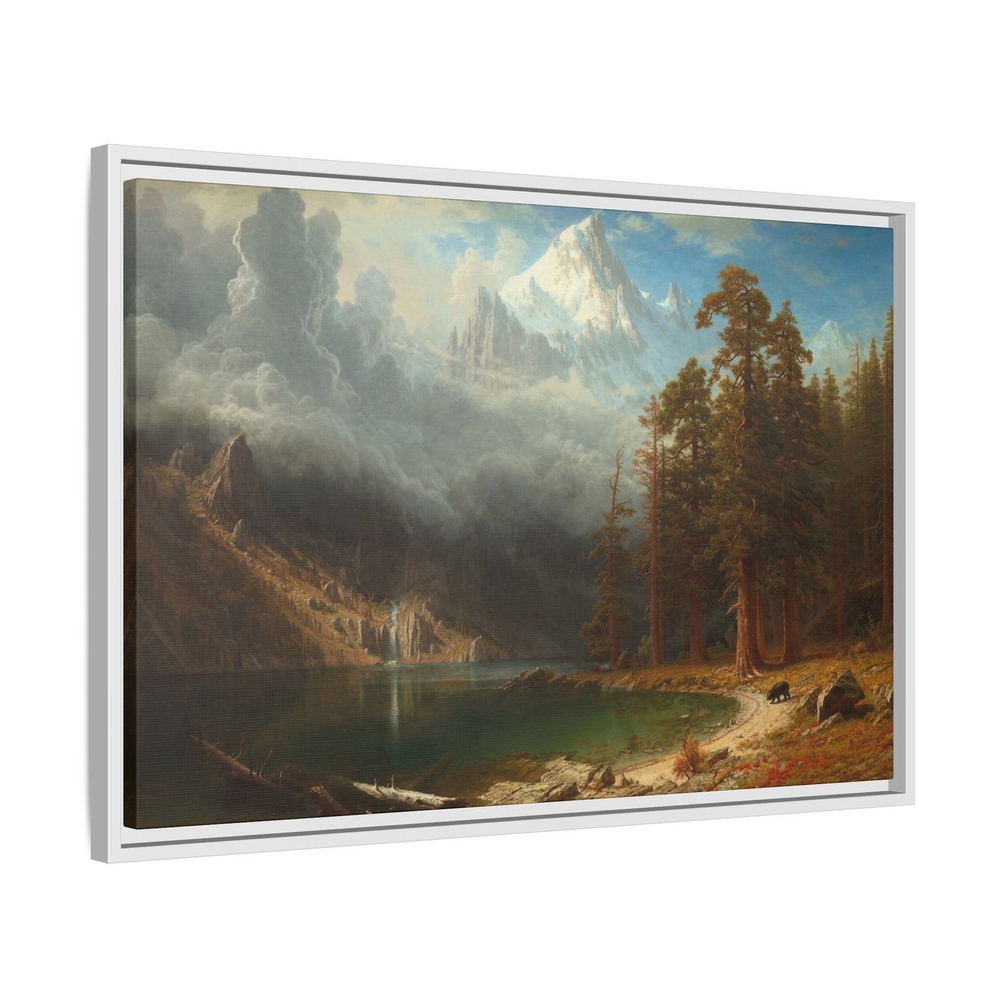 Bierstadt, Albert - Mount Corcoran (1877) - Matte Canvas, Framed