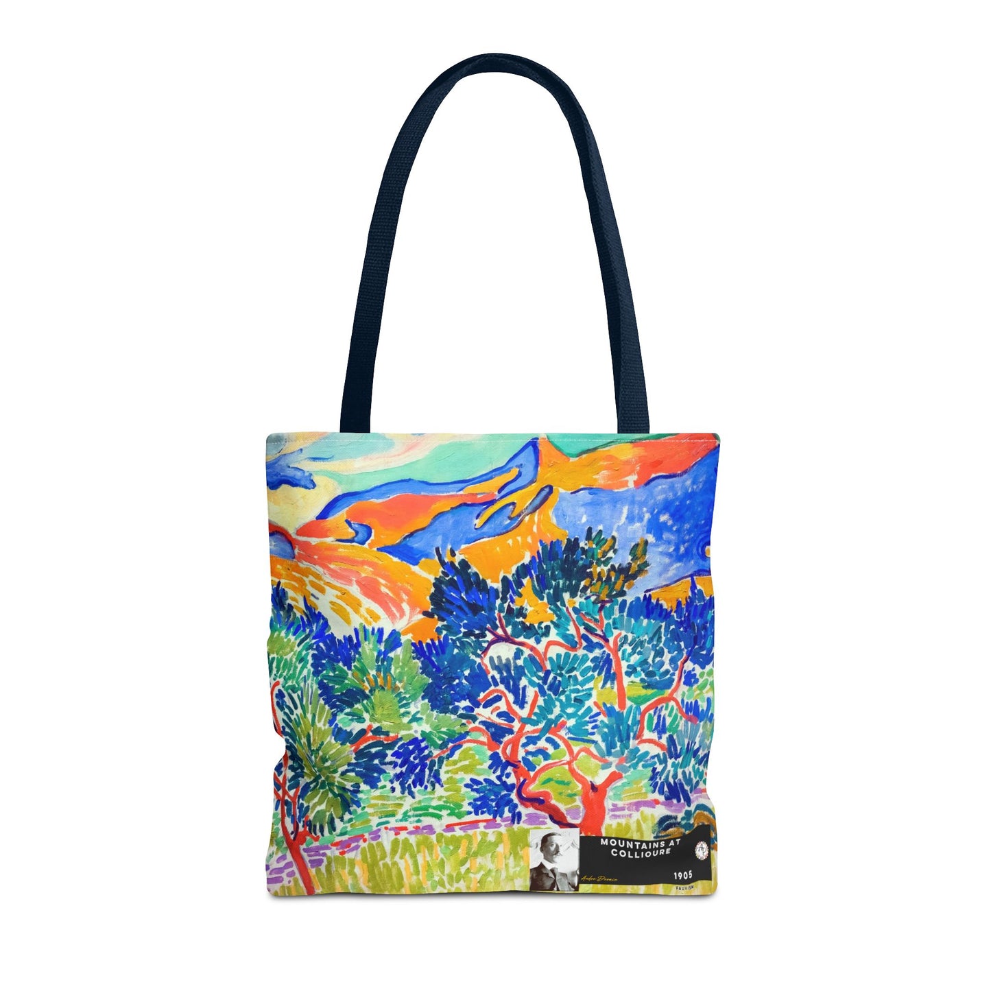 Derain, André - Mountains at Collioure (1905) - Tote Bag