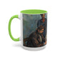 Cézanne, Paul - The Card Players (1892) - Colorful Accent Mugs