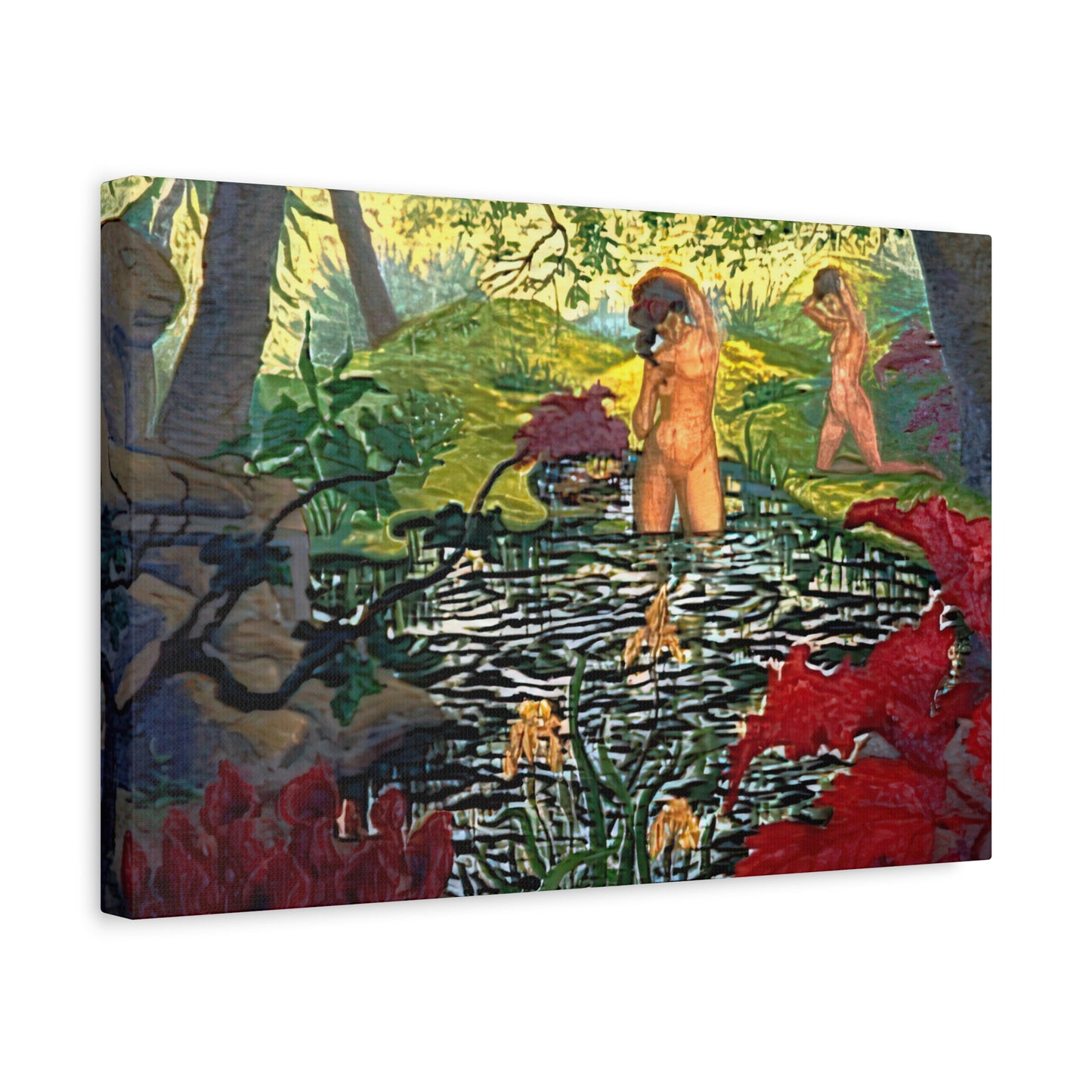 Ranson, Paul - The Lotus Bather (1906) - Canvas Block, unframed