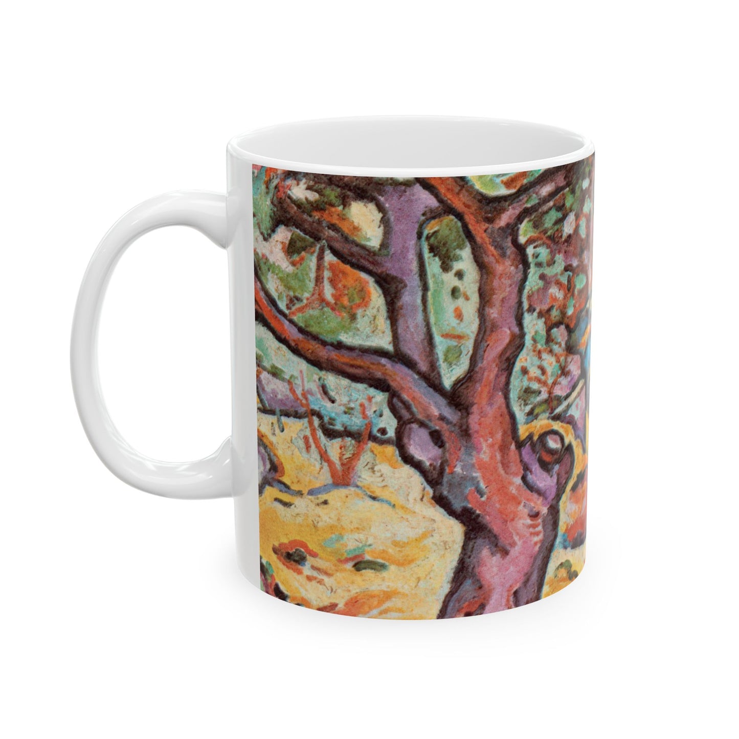 Braque, Georges - Olive Tree near L'Estaque (1906) - Ceramic Mug