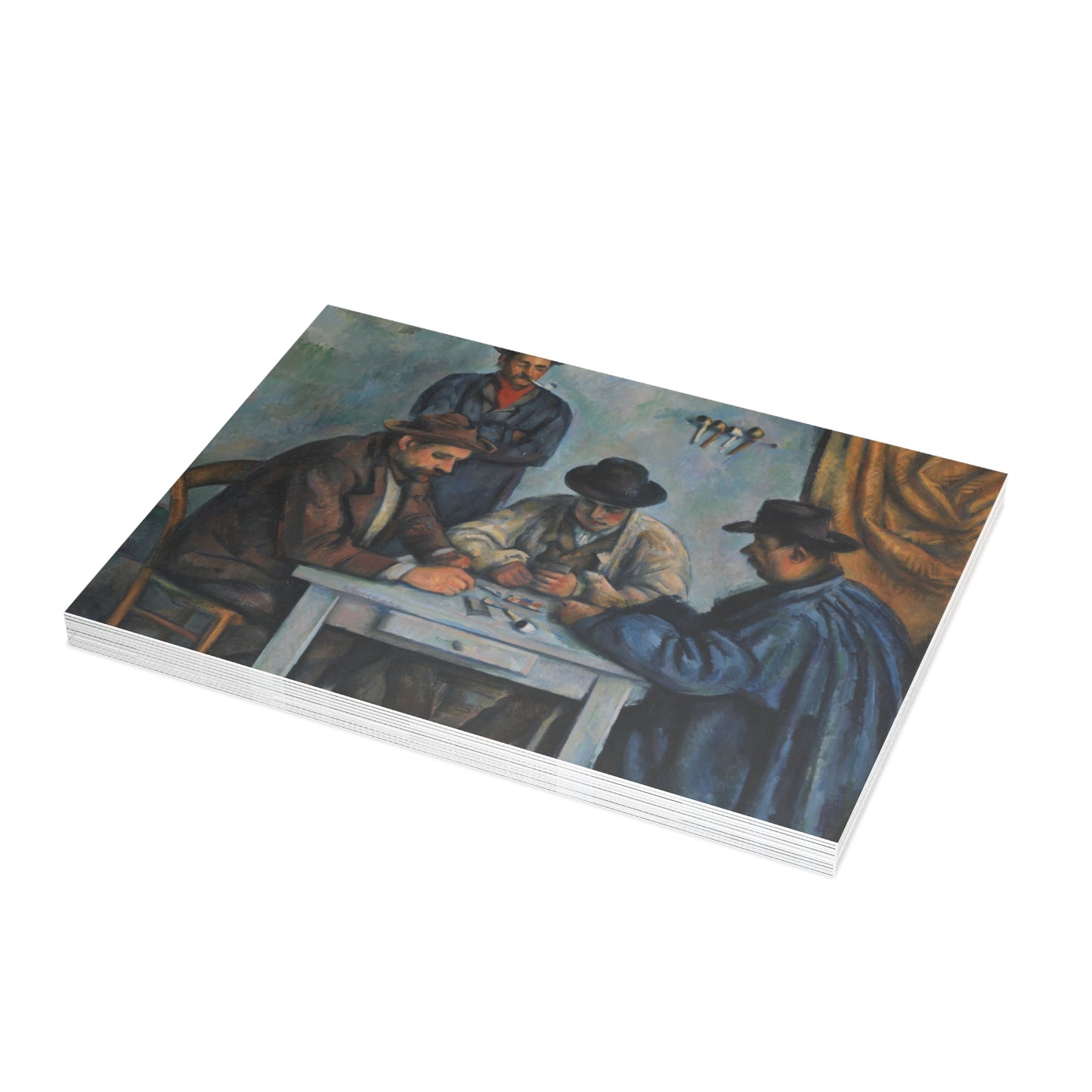 Cézanne, Paul - The Card Players (1892) - Postcard Bundles with Envelopes Included