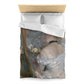 Morisot, Berthe - Woman at Her Toilette (1880) - Microfiber Duvet Cover