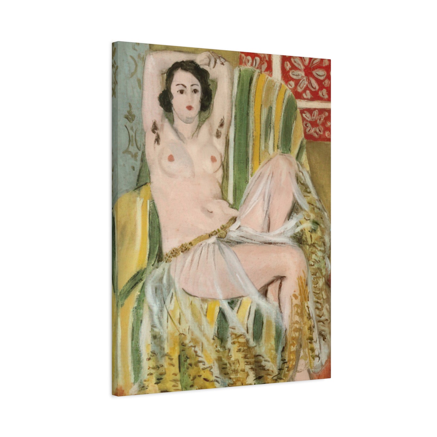 Matisse, Henri - Odalisque with Raised Arms (1923) - Canvas Block, unframed