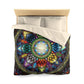 Mystic Jewel Mandala - Microfiber Duvet Cover