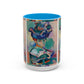 Matisse, Henri - Woman with a Hat (1905) - Colorful Accent Mugs