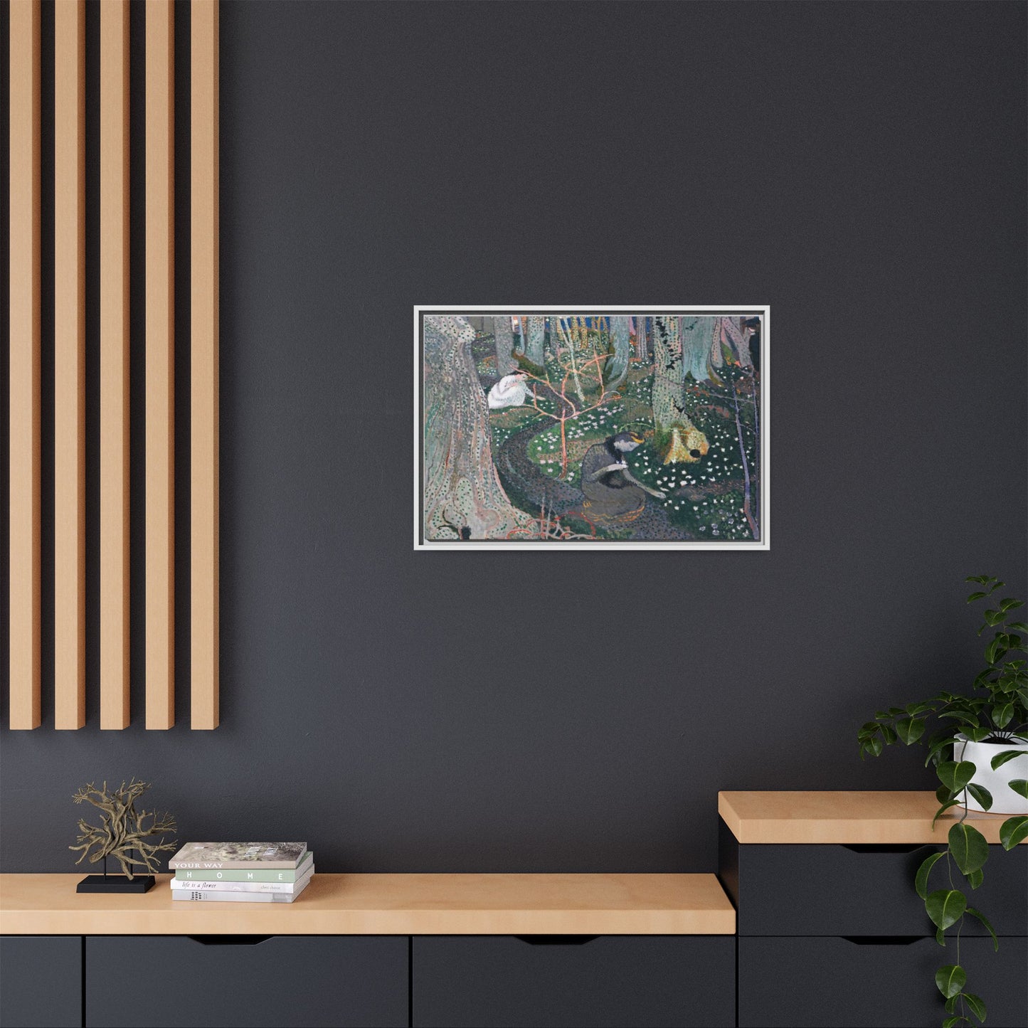 Denis, Maurice - April (1892) - Matte Canvas, Framed