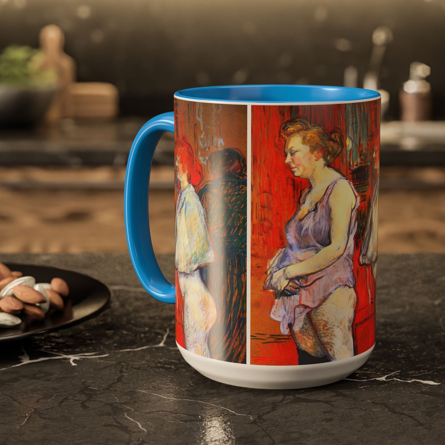 Toulouse-Lautrec, Henri - The Medical Inspection (1894) - Colorful Accent Mugs