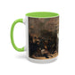 Courbet, Gustave - The Painter’s Studio (1855) - Colorful Accent Mugs