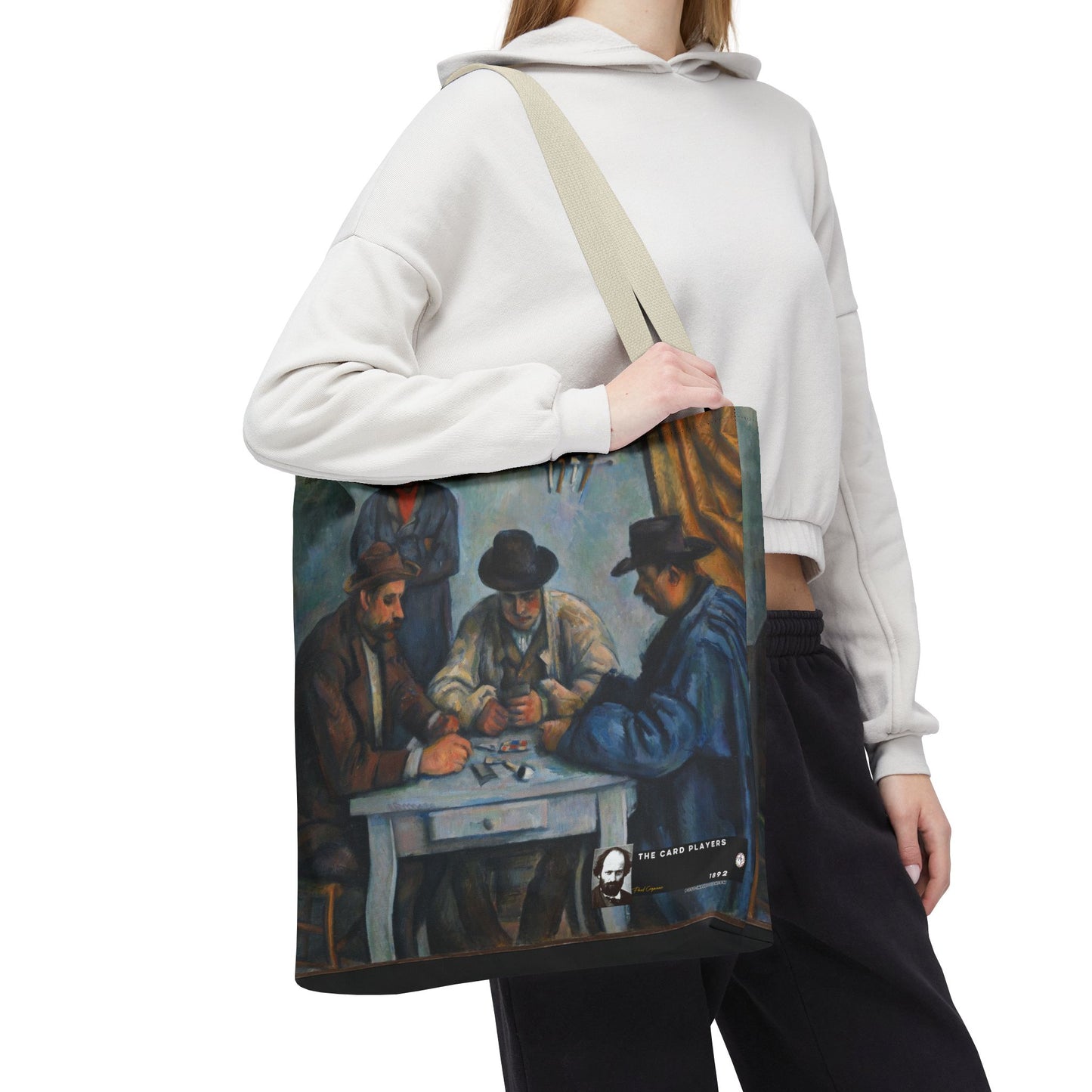 Cézanne, Paul - The Card Players (1892) - Tote Bag
