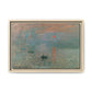 Monet, Claude - Impression, Sunrise (1872) - Matte Canvas, Framed