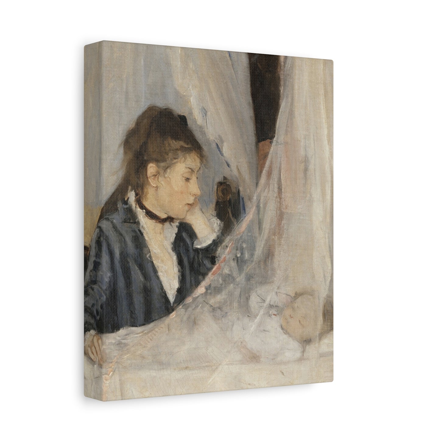 Morisot, Berthe - The Cradle (1872) - Canvas Block, unframed