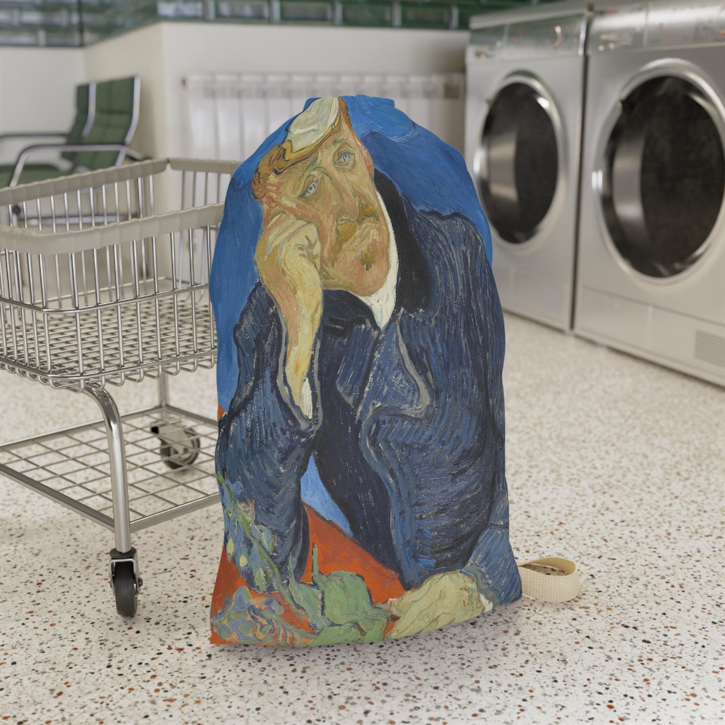 Van Gogh, Vincent - Portrait of Dr. Paul Gachet (1890) - Laundry Bag