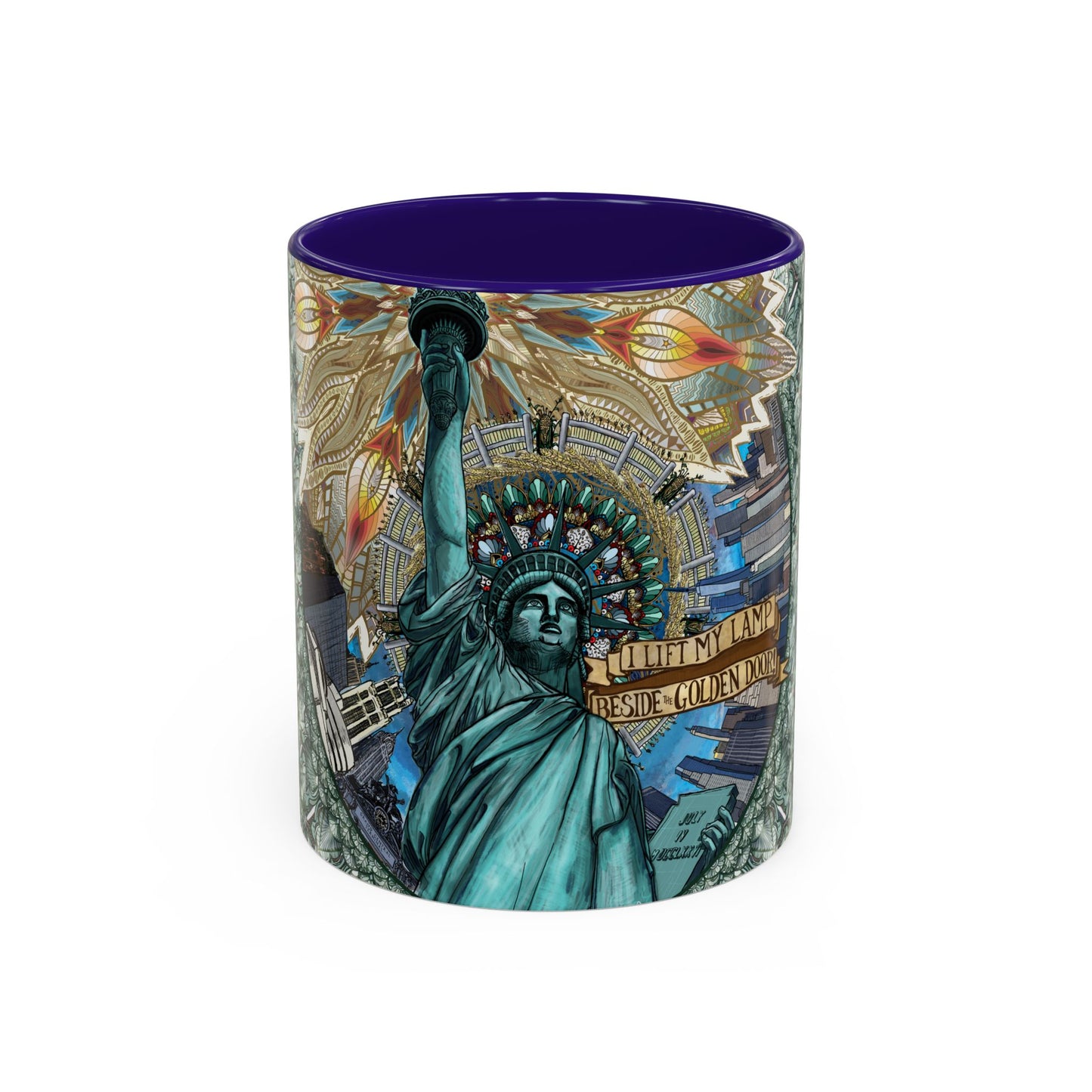 Pacio, Adam - Liberty Mandala - Colorful Accent Mugs