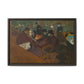 Toulouse-Lautrec, Henri - At the Moulin Rouge (1892) - Matte Canvas, Framed