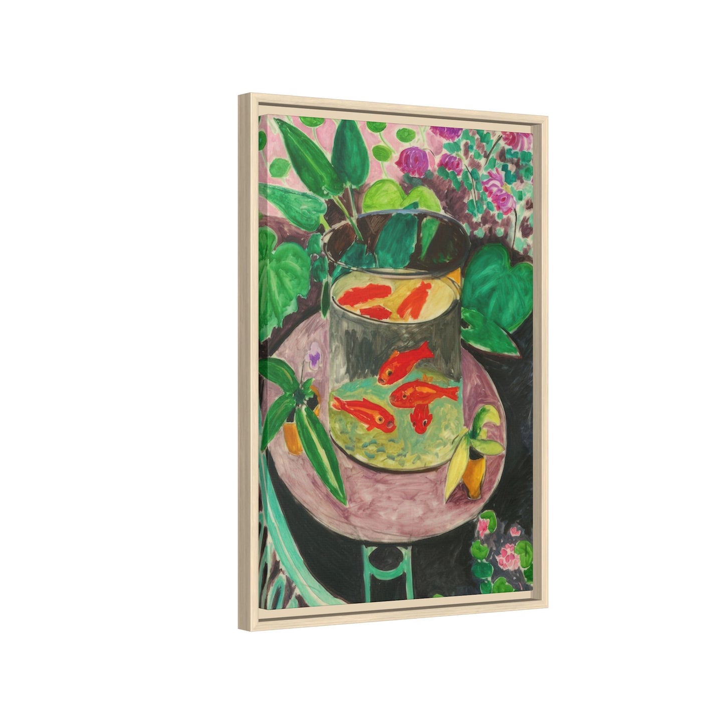 Matisse, Henri - The Goldfish (1912) - Matte Canvas, Framed