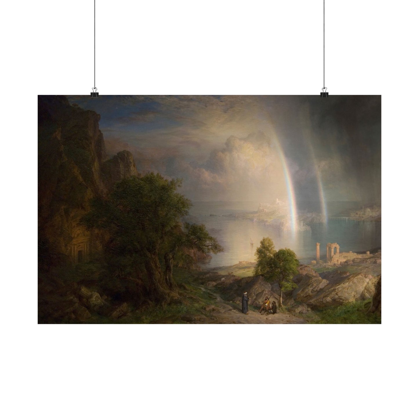 Church, Frederic Edwin - The Aegean Sea (1877) - Satin Posters