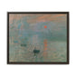 Monet, Claude - Impression, Sunrise (1872) - Matte Canvas, Framed