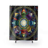 Mystic Jewel Mandala - Shower Curtains