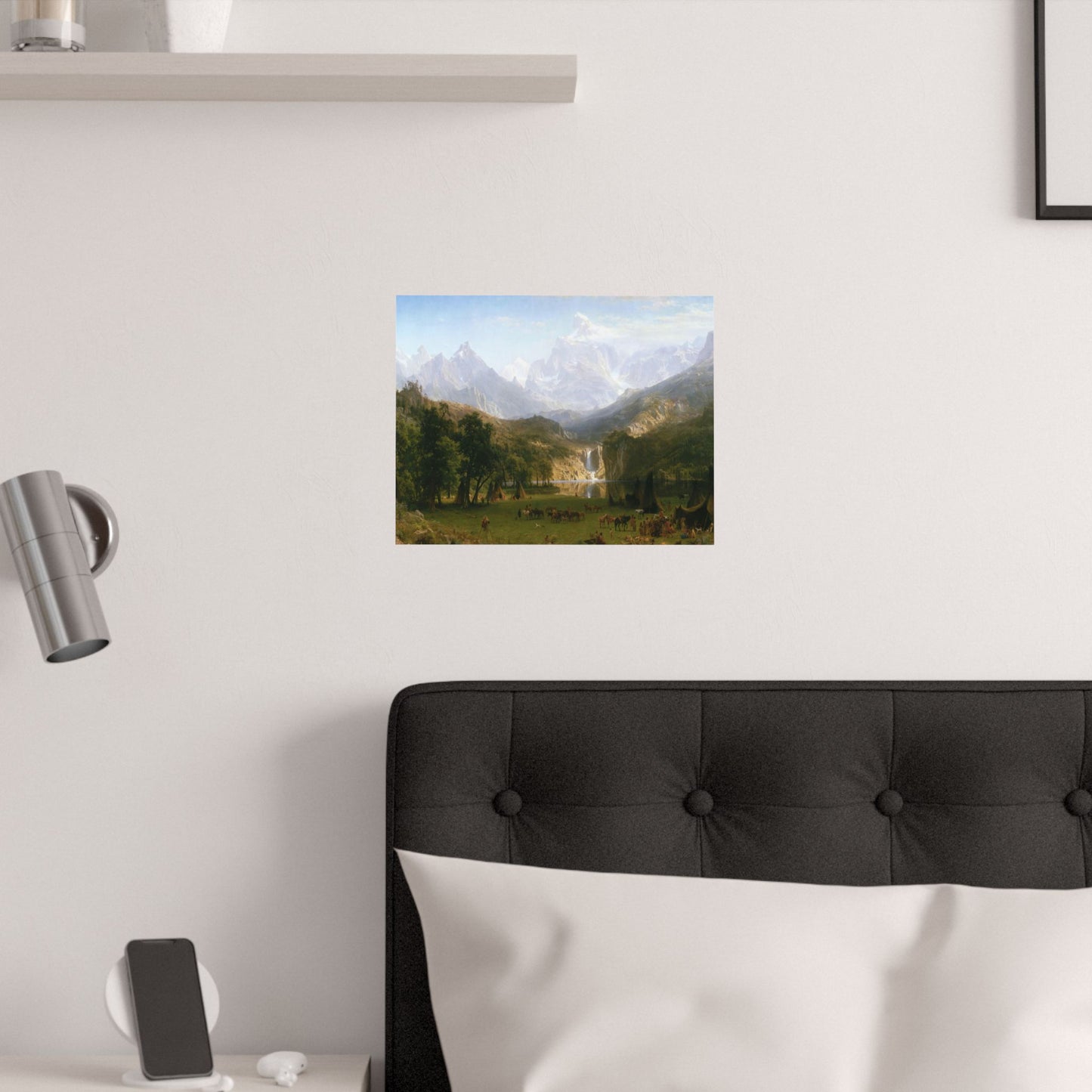 Bierstadt, Albert - The Rocky Mountains, Lander’s Peak (1863) - Satin Posters