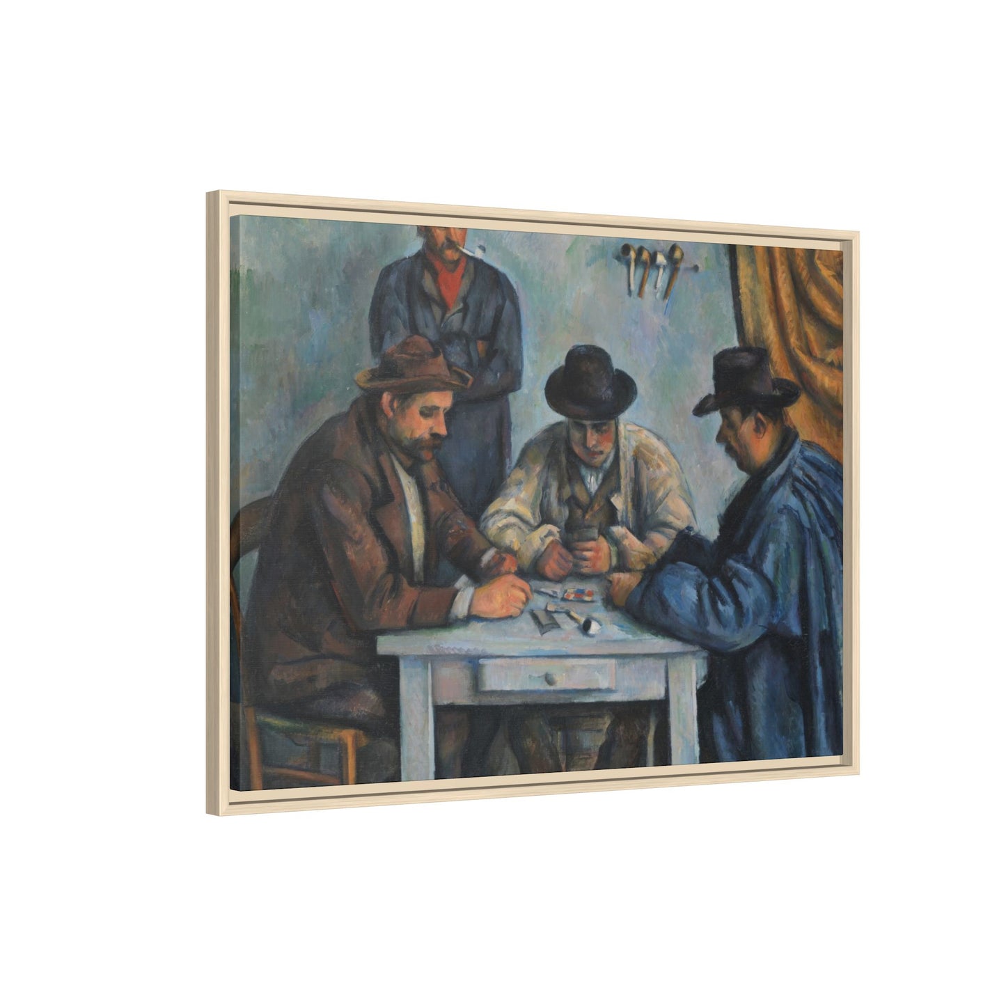 Cézanne, Paul - The Card Players (1892) - Matte Canvas, Framed