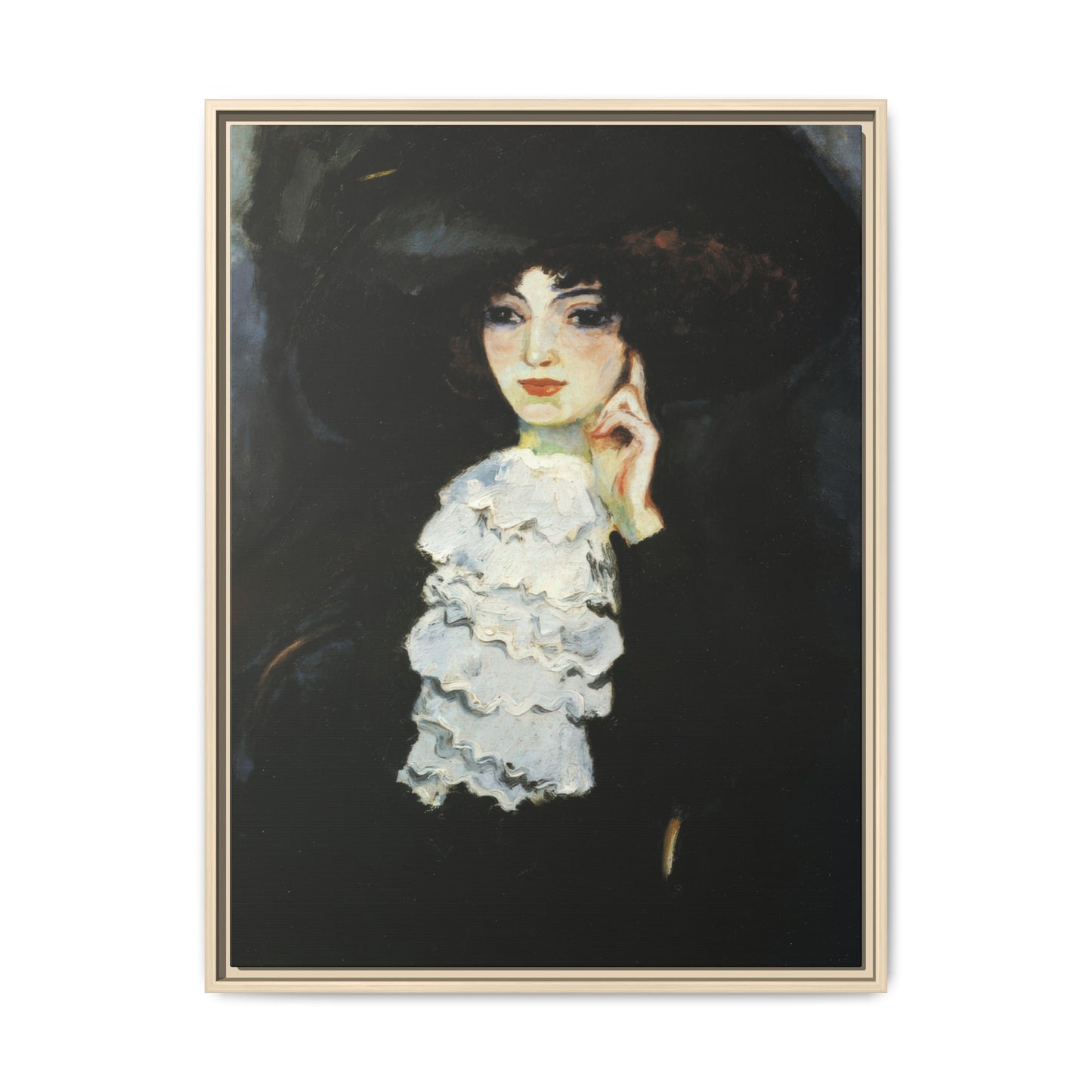Van Dongen, Kees - Woman with Frill (1905) - Matte Canvas, Framed