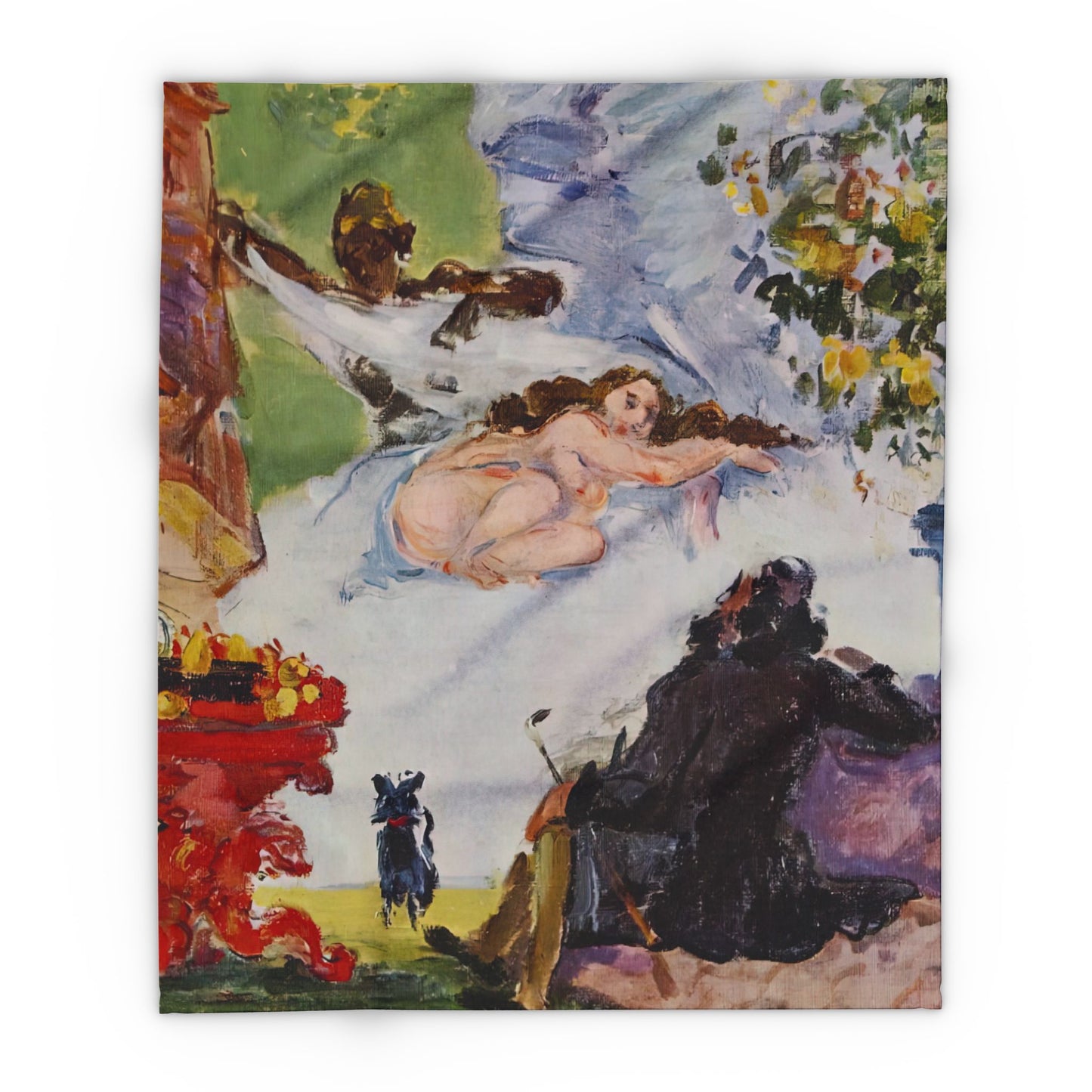 Cézanne, Paul - A Modern Olympia (1874) - Arctic Fleece Blanket
