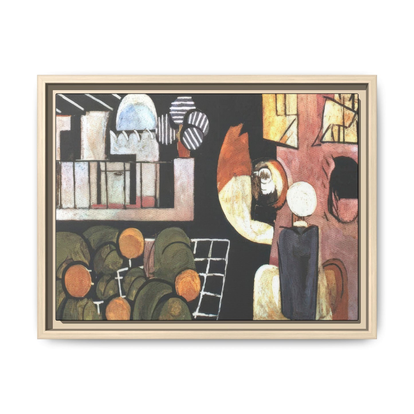 Matisse, Henri - The Moroccans (1916) - Matte Canvas, Framed