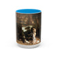 Courbet, Gustave - The Painter’s Studio (1855) - Colorful Accent Mugs