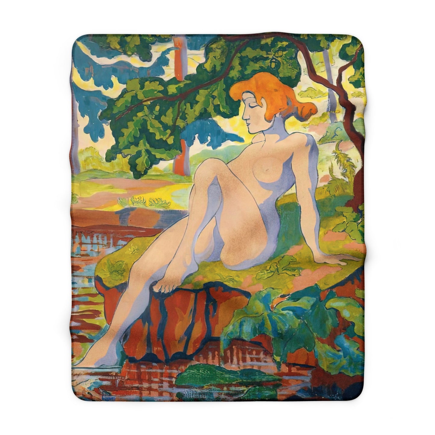 Ranson, Paul - Bather (1898) - Sherpa Fleece Blanket