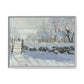 Monet, Claude - The Magpie (1868) - Matte Canvas, Framed