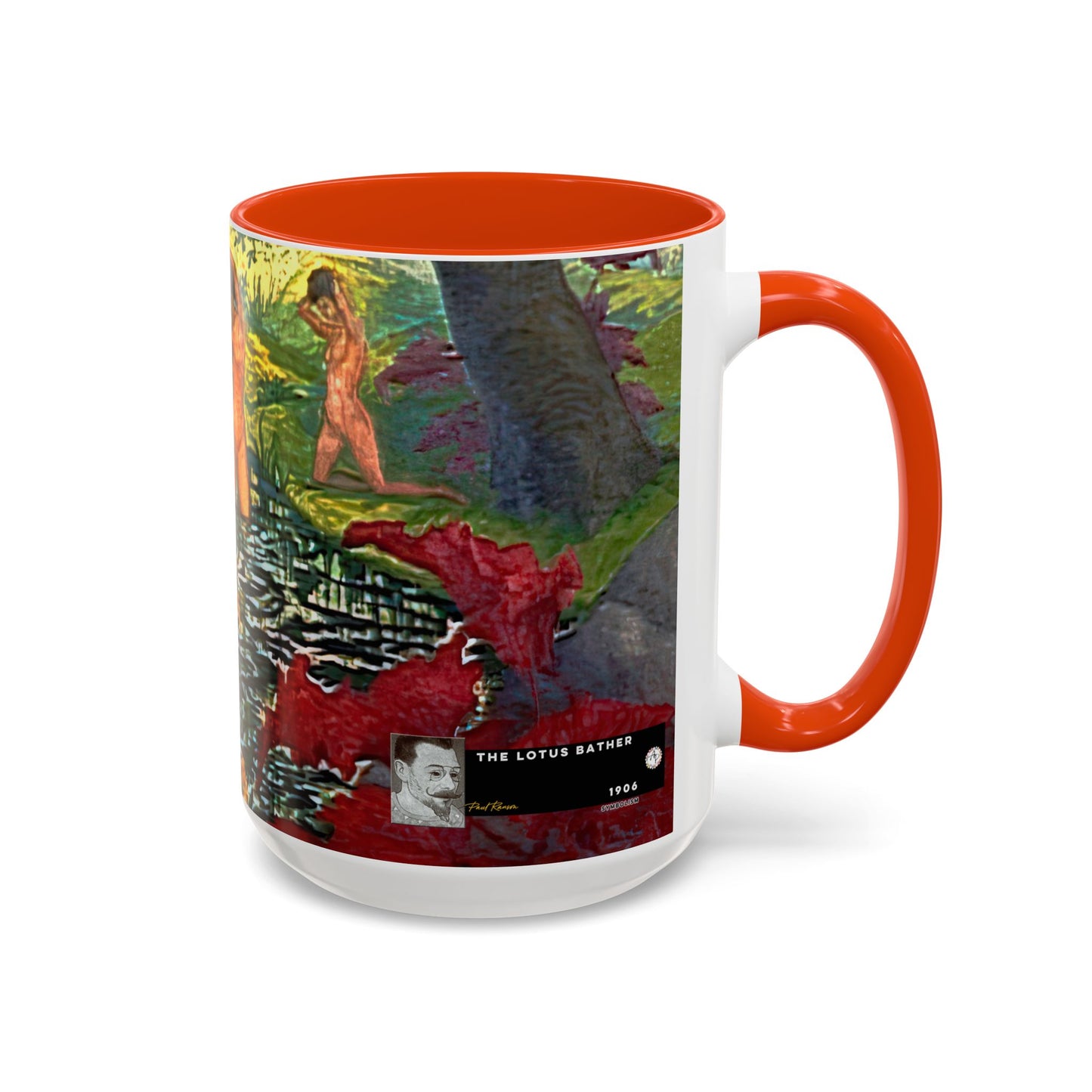 Ranson, Paul - The Lotus Bather (1906) - Colorful Accent Mugs