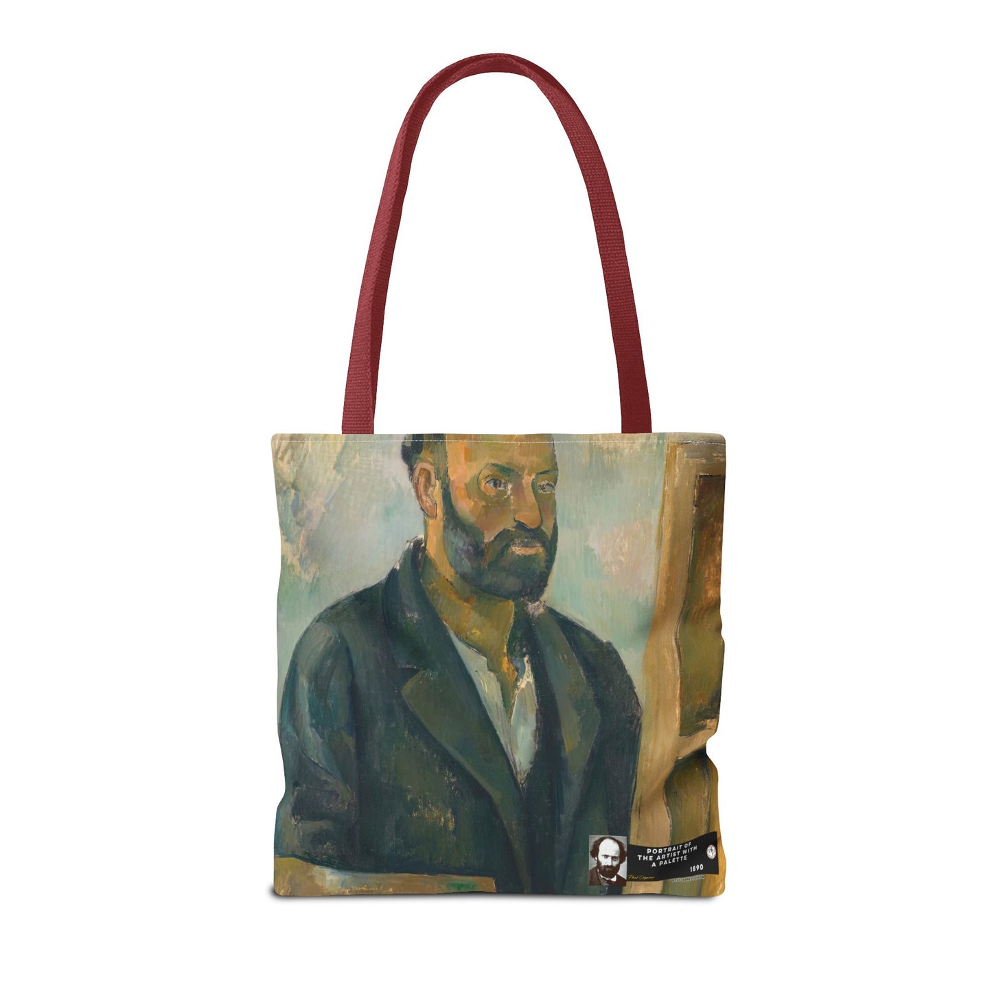 Cézanne, Paul - Portrait of the Artist with a Palette (1890) - Tote Bag