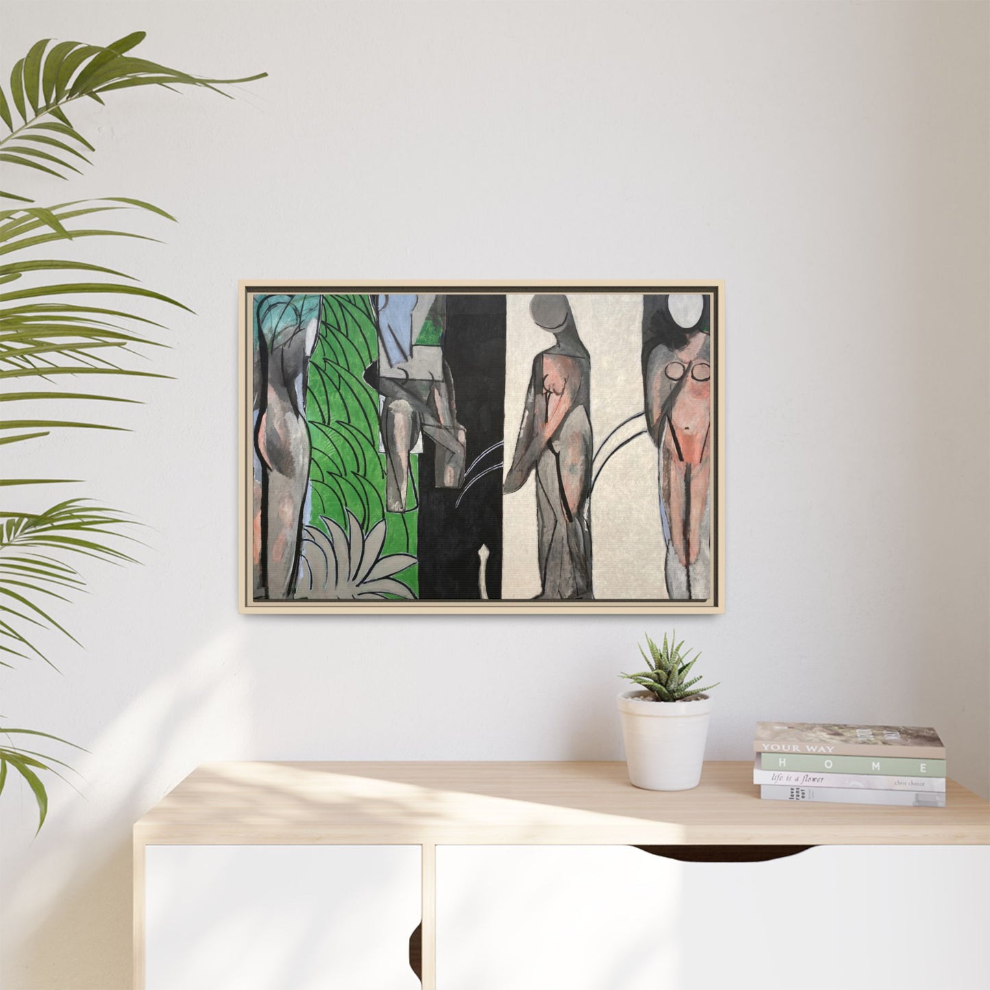 Matisse, Henri - Bathers by a River (1917) - Matte Canvas, Framed