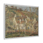 Pissarro, Camille - Red Roofs, Corner of a Village in Winter (1877) - Matte Canvas, Framed