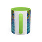Pacio, Adam - Melek Taus Mandala - Colorful Accent Mugs