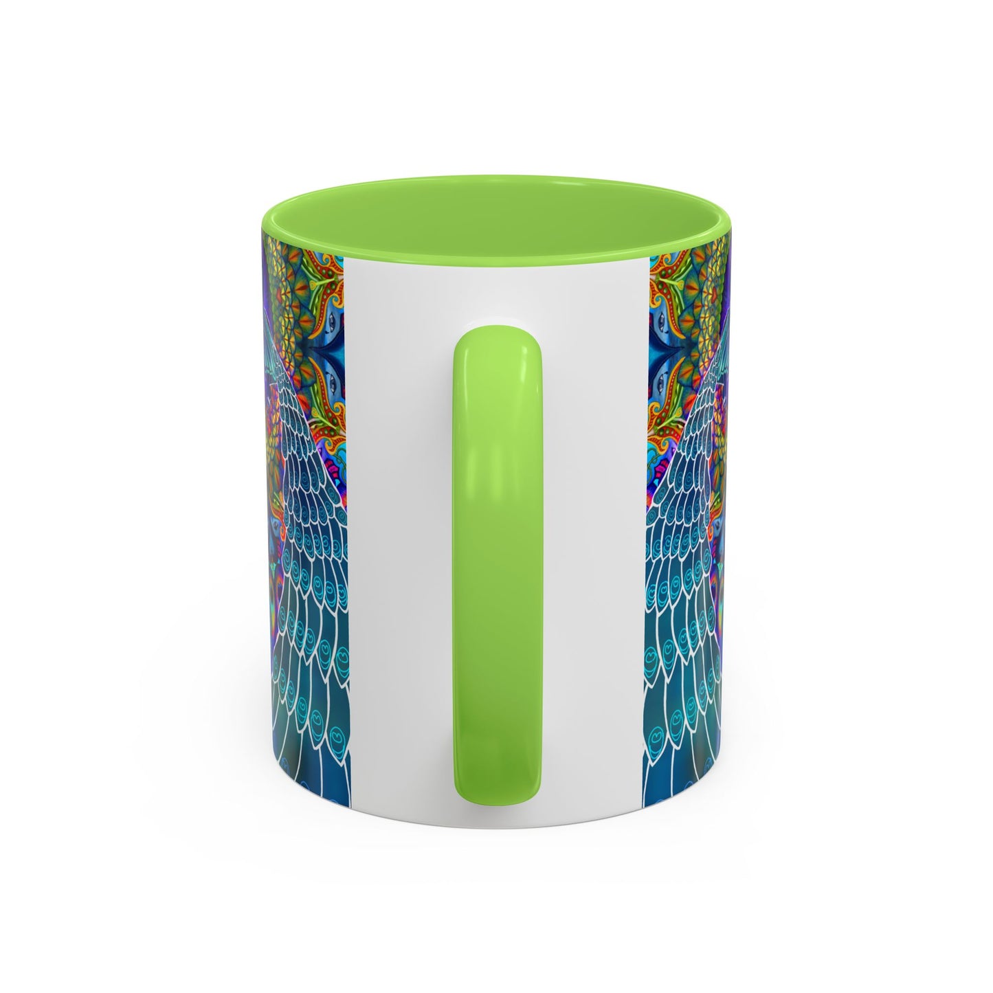 Pacio, Adam - Melek Taus Mandala - Colorful Accent Mugs