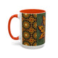 Pacio, Adam - Monarch Butterfly Mandala - Colorful Accent Mugs