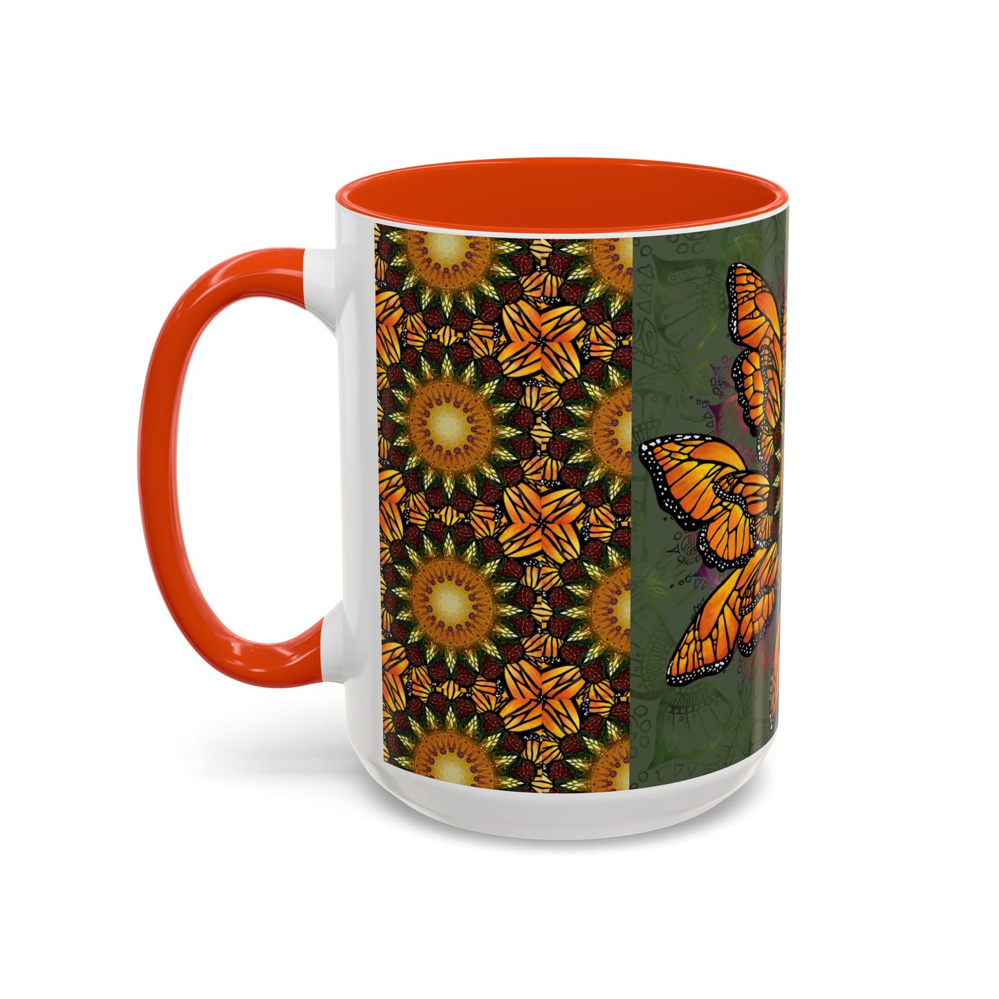 Pacio, Adam - Monarch Butterfly Mandala - Colorful Accent Mugs