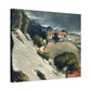 Cézanne, Paul - L’Estaque, Melting Snow (1870) - Canvas Block, unframed