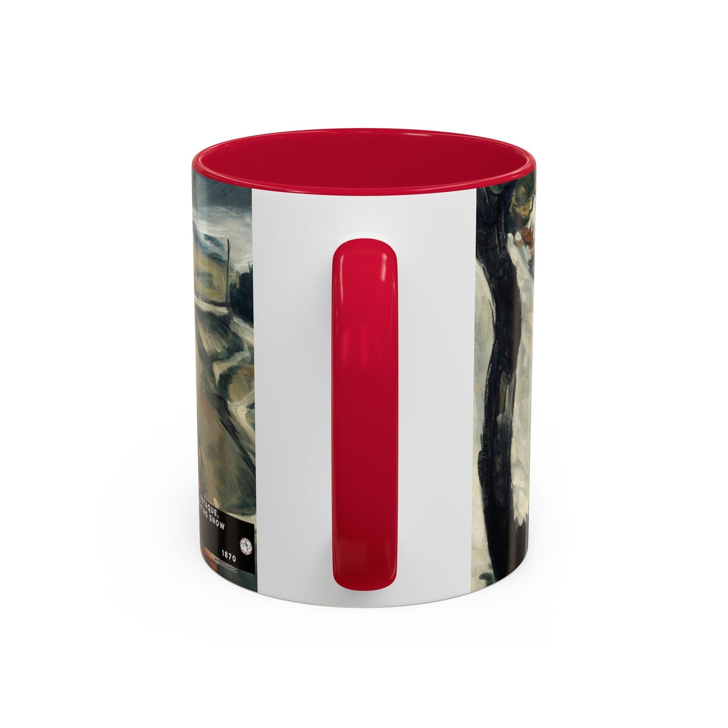 Cézanne, Paul - A Modern Olympia (1874) - Colorful Accent Mugs