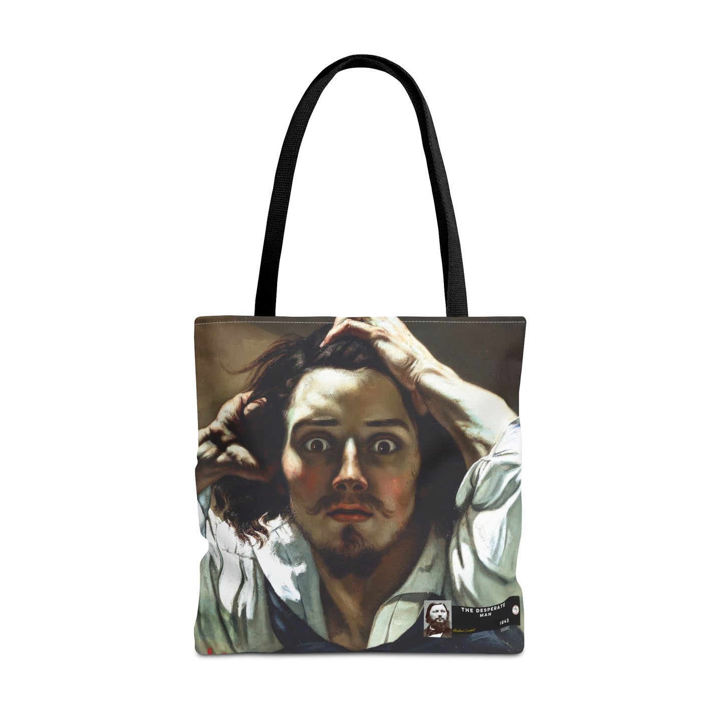 Courbet, Gustave - The Desperate Man (1843) - Tote Bag