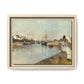 Morisot, Berthe - The Harbor at Lorient (1869) - Matte Canvas, Framed