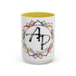 AdamPacio.com - White Logo - Colorful Accent Mugs