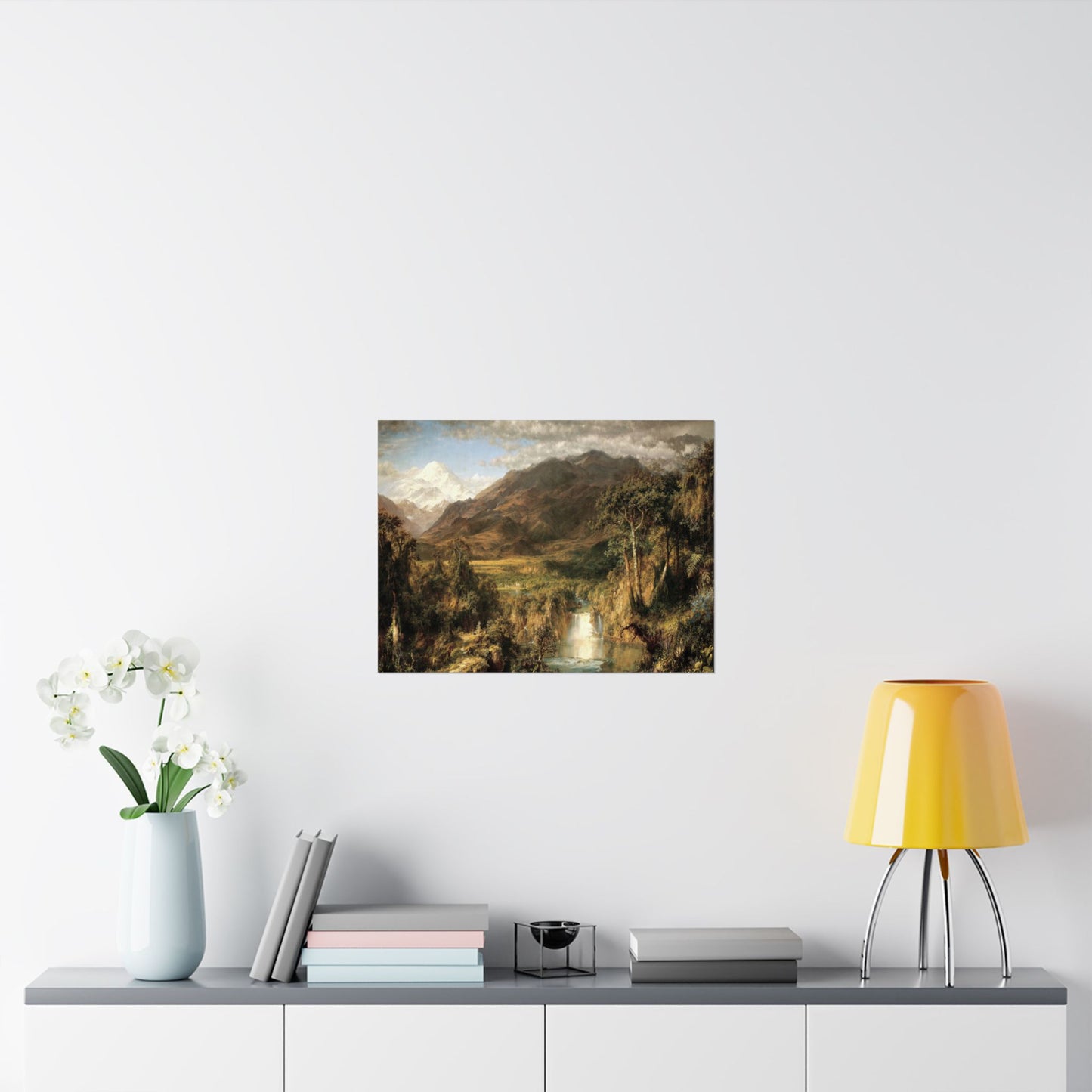 Church, Frederic Edwin - The Heart of the Andes  (1859) - Satin Posters