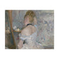Morisot, Berthe - Woman at Her Toilette (1880) - Canvas Block, unframed